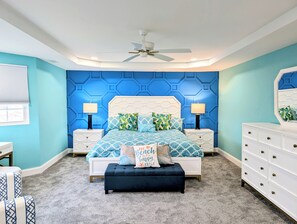 4 habitaciones, tabla de planchar con plancha y wifi
