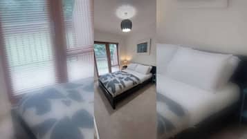 2 bedrooms, iron/ironing board, Internet, bed sheets
