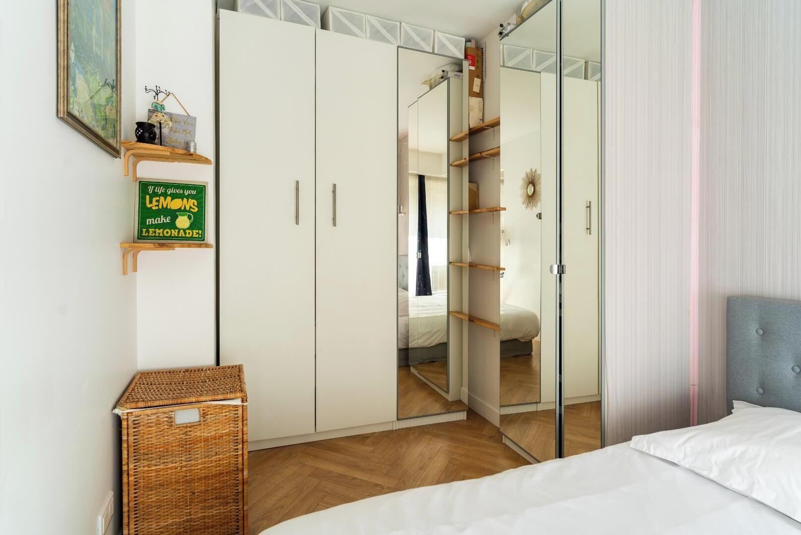 1 bedroom, desk, iron/ironing board, Internet