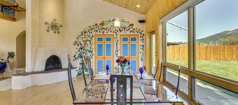 10 Mi to Taos Ski Valley: Mtn-view Duplex w/ Deck!