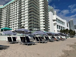 On the beach