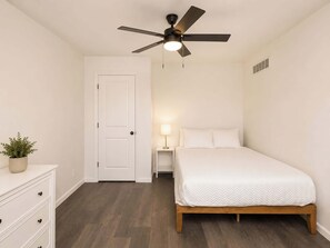 5 bedrooms, iron/ironing board, travel crib, WiFi
