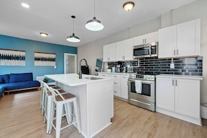 Fridge, microwave, oven, stovetop - Merion Village Residences 1166.5 (Columbus)