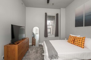 2 室のベッドルーム、WiFi、ベッドシーツ