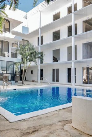 Pool - Cozy 1-bedroom condo with WiFi, AC in amazing Sosúa (Sosúa)