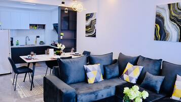 Appartamento Comfort, vista città | Area soggiorno