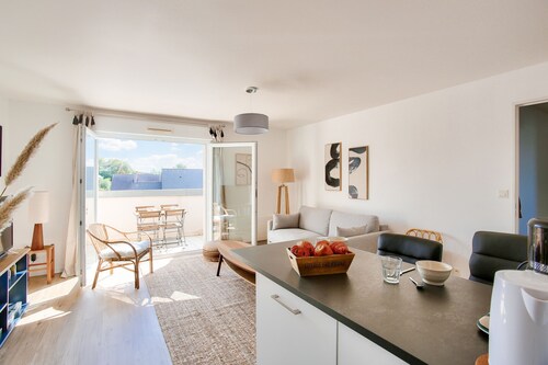 Centre-ville Pléneuf Val André, appartement pour 4
