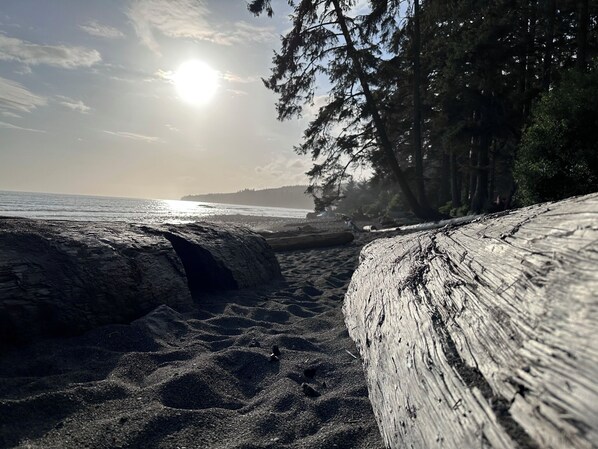 Beach nearby, beach towels
