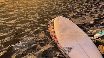 Perto da praia, toalhas de praia