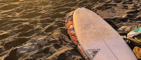 Beach nearby, beach towels