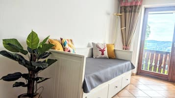 1 bedroom, travel crib, free WiFi, bed sheets