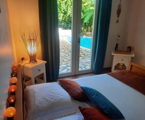 1 quarto, roupa de cama