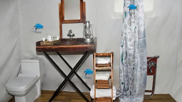 Badjassen, handdoeken, zeep, shampoo