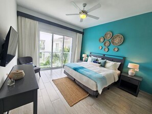 2 habitaciones, acceso a internet y ropa de cama