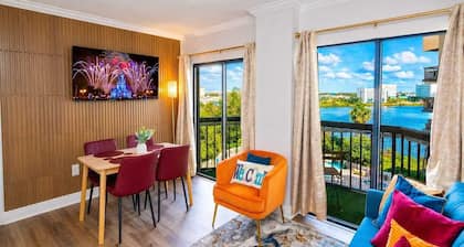 Lakeview apt 2 suítes 6 min Universal Studios free parking resort no extra fee