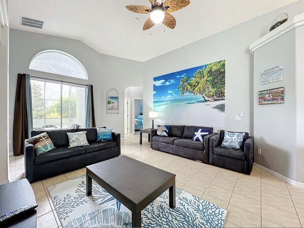 House, Accessible | 4 bedrooms - Beach Theme Vacation Pool Spa Home Mins to Disney (Clermont)