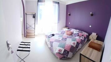 Chambres insonorisées, fer et planche à repasser, Wi-Fi gratuit