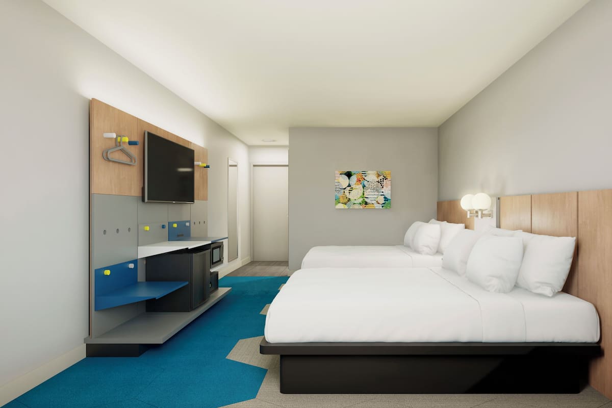 1 slaapkamer, luxe beddengoed, een kluis op de kamer