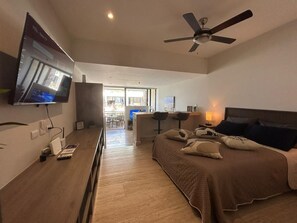 1 chambre, bureau, fer et planche à repasser, Wi-Fi gratuit