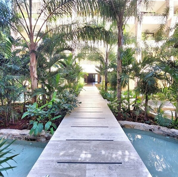 Enceinte de l’hébergement