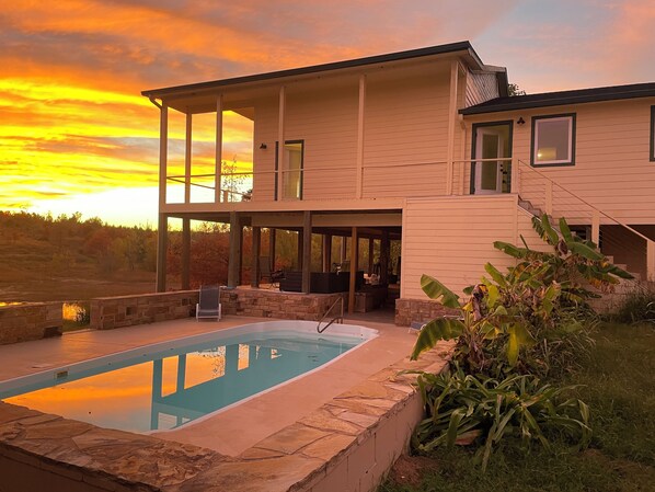 Alberca al aire libre 