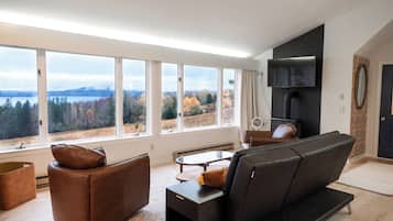 TV connectée, cheminée