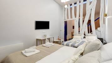 2 chambres, fer et planche Ă repasser, Wi-Fi, draps fournis
