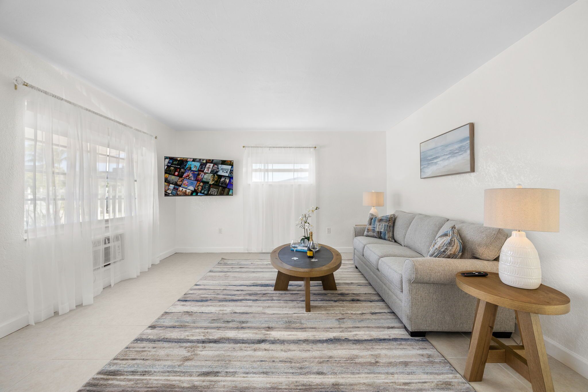 Deluxe Apartment 1 Bedroom | Living area | TV