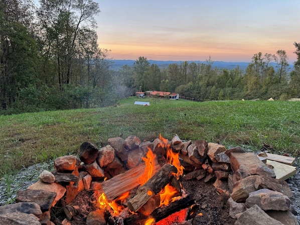 Property grounds - Mountaintop Glamping Tent at Growing Faith Farms (Moravian Falls)