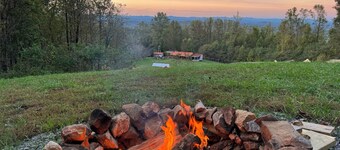 Mountaintop Glamping Tent at Growing Faith Farms