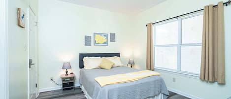 2 bedrooms, iron/ironing board, travel cot, WiFi