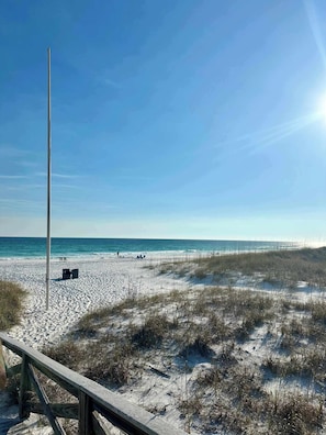 Una spiaggia nelle vicinanze