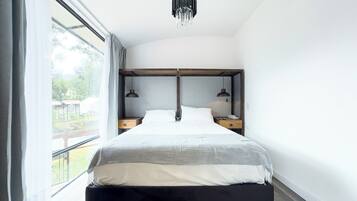 Suíte conforto, vista para o lago