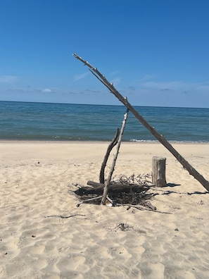 Tæt på stranden