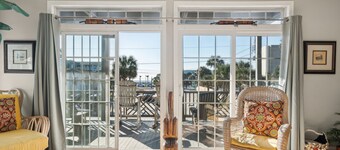 Beachwalk Villa 12! Easy Walk to Beach & Downtown Folly! Partial Ocean Views
