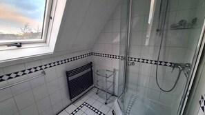 Shower, hair dryer