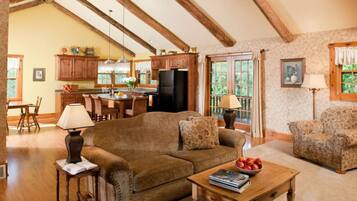 TV, fireplace, stereo