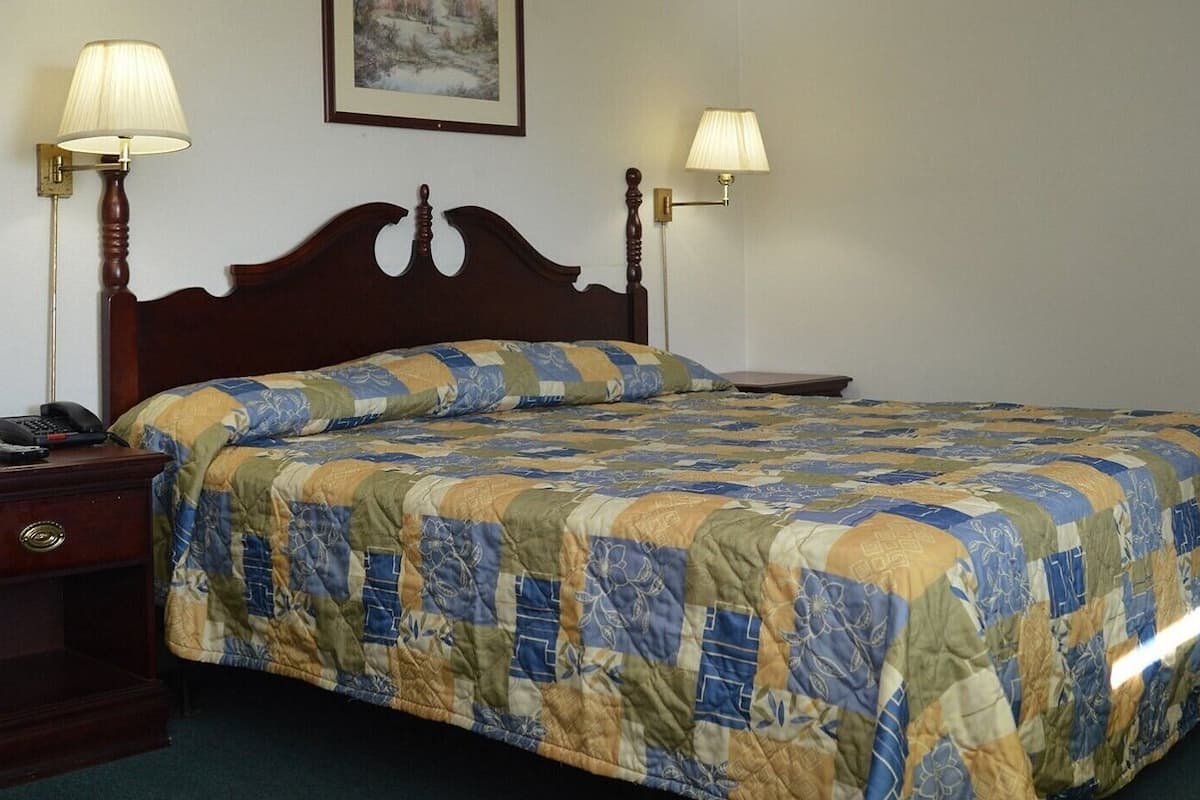 Room, 1 King Bed, Non Smoking | Desk, iron/ironing board, free WiFi, bed sheets
