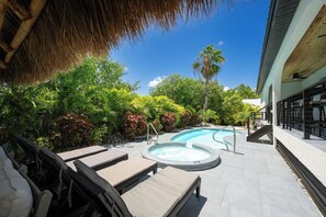 Beheizter Pool