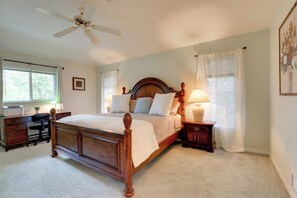 3 habitaciones, escritorio, tabla de planchar con plancha y wifi gratis 