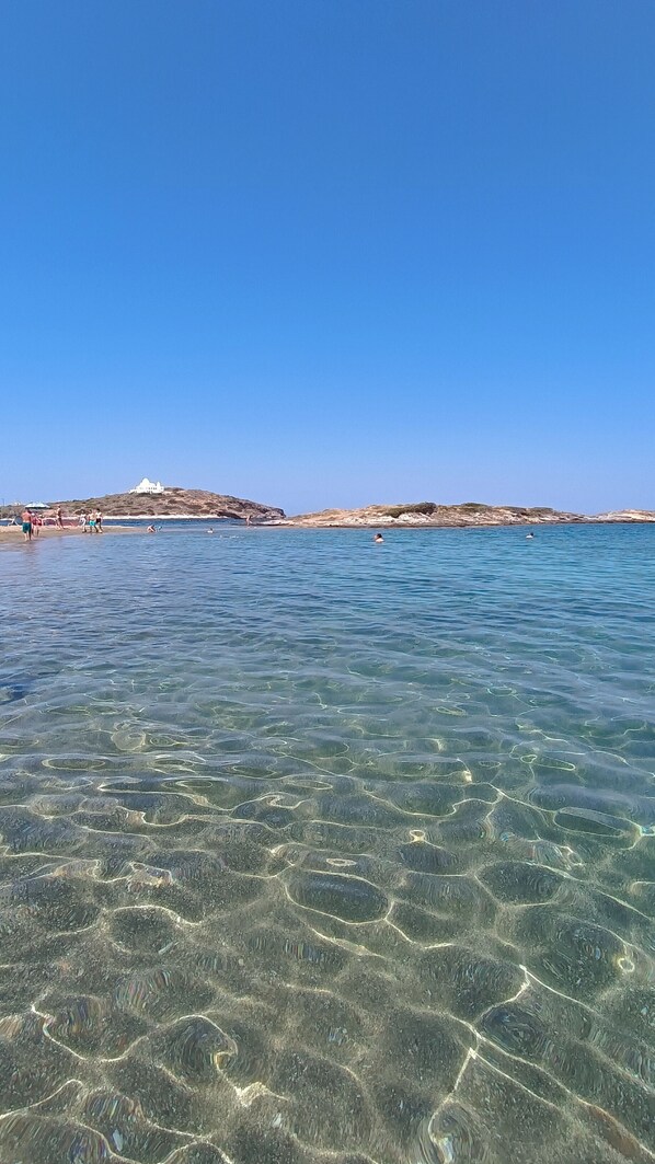 Beach - Cozy and luxury by the sea with spectacular view. Family sized with bbq and yard (Q349+FH Kalyvia Thorikou, Greece)