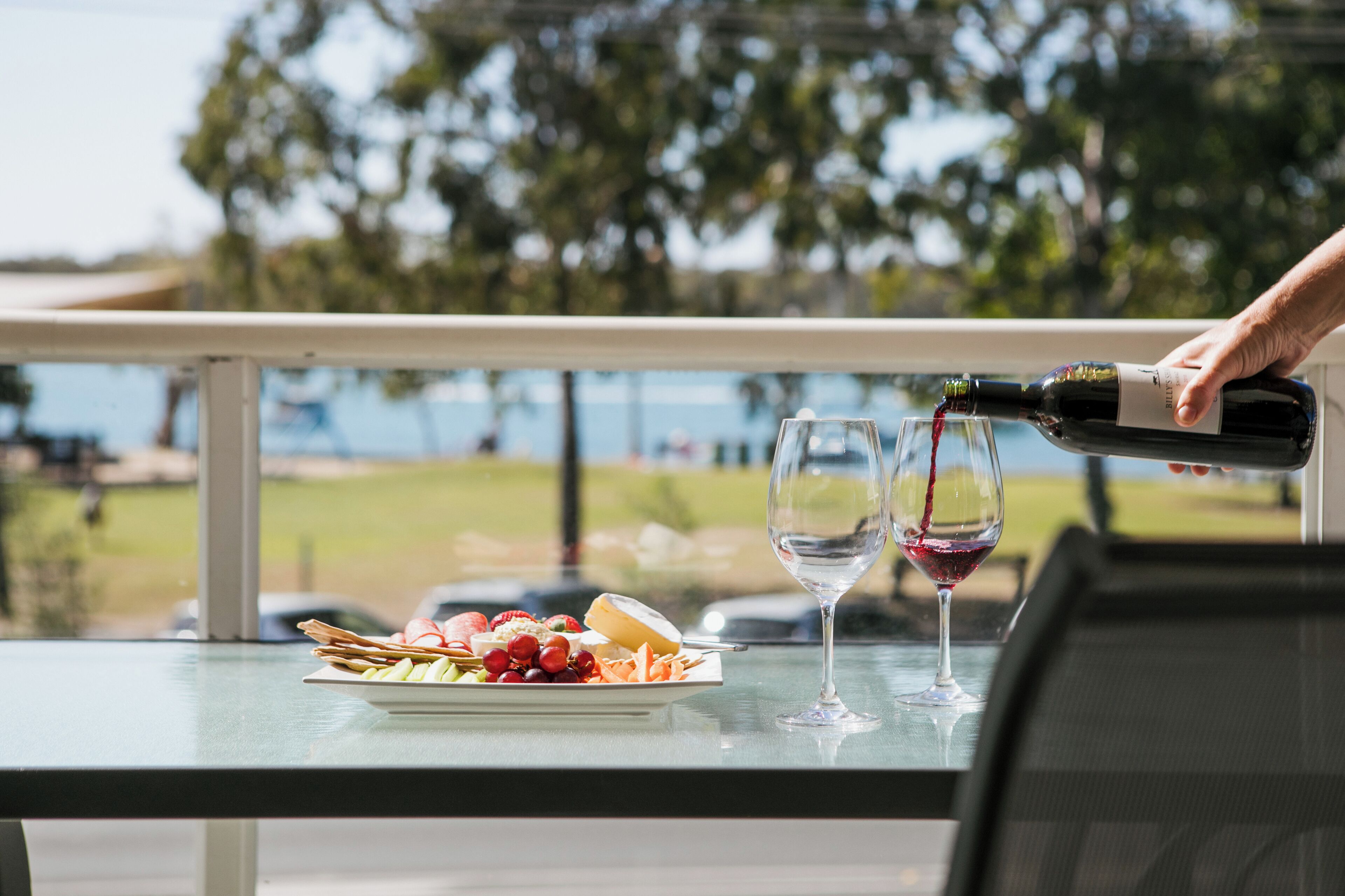 Appartement, 2 chambres, balcon, vue fleuve | Terrasse/Patio