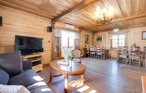 TV connectée, cheminée