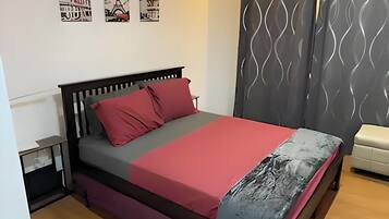 1 Schlafzimmer, kostenloses WLAN, Bettwäsche