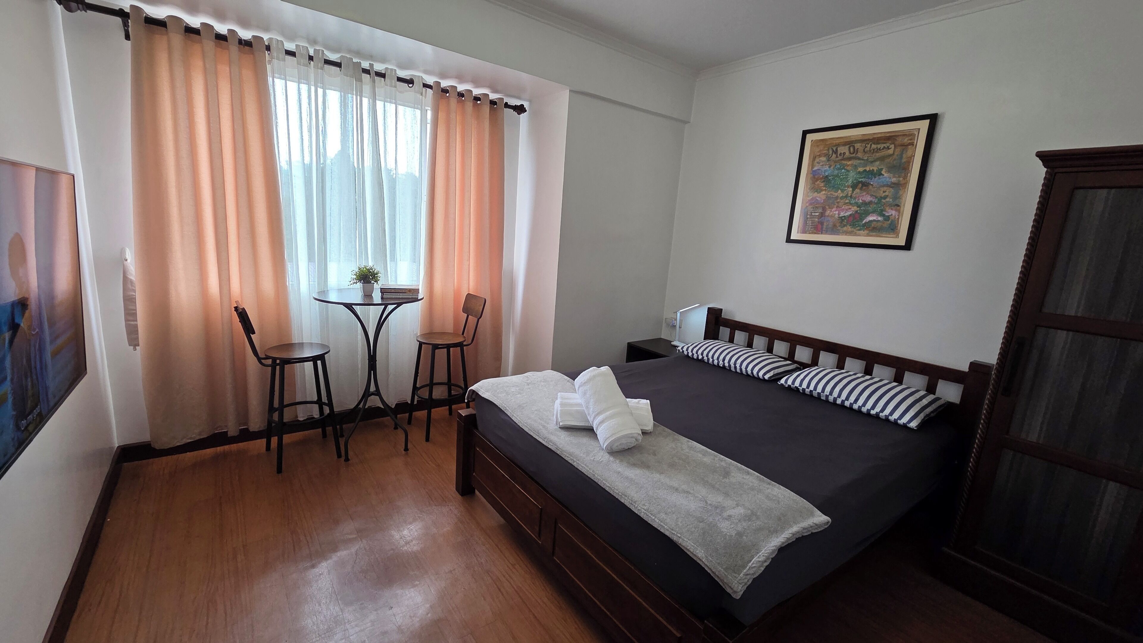 1 bedroom, WiFi (free), bed sheets