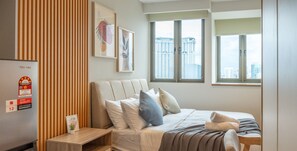 Comfort-Studio, Stadtblick | Wohnbereich | Flachbildfernseher, Netflix, Streaming-Dienste