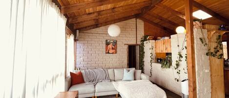 تلفزيون، مدفأة، كُتُب