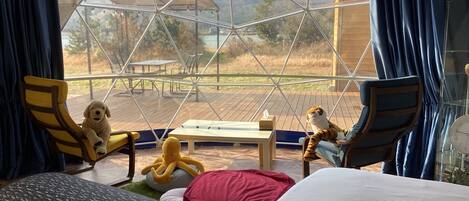 1 habitación y escritorio