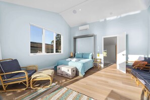 4 bedrooms, iron/ironing board, travel cot, WiFi