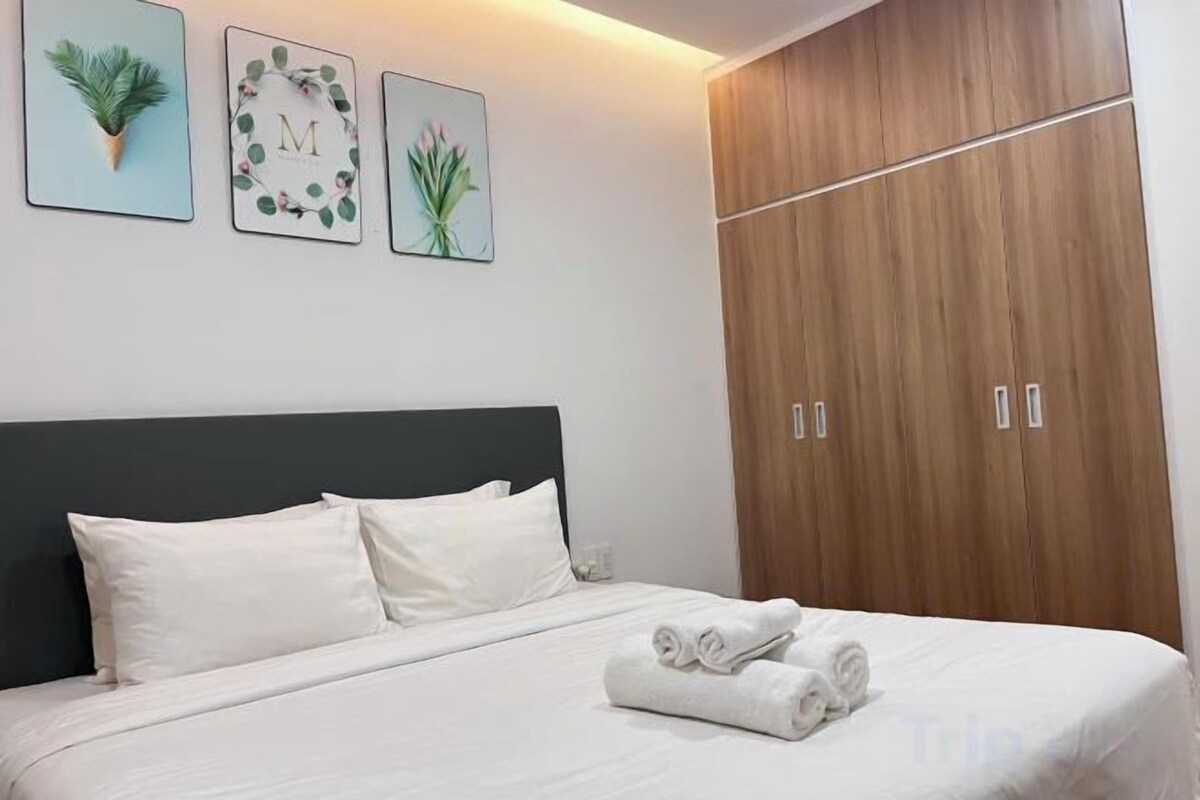 1 dormitorio, ropa de cama de alta calidad, edredones de plumas